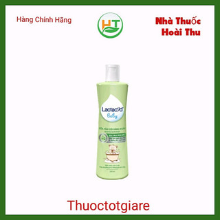 Sữa Tắm Gội cho Bé LACTACYD Milky chai 250 ml