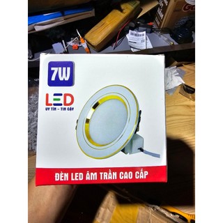 Vỏ đèn led âm trần 7w phi 90