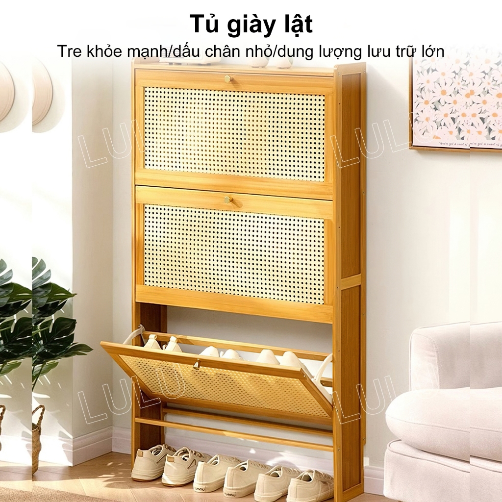 SUNNY BIERE Hộp đựng giày Cây tre giá giày Kệ giày dung tích lớn Kệ giày dung tích lớn Phong cách | BigBuy360 - bigbuy360.vn