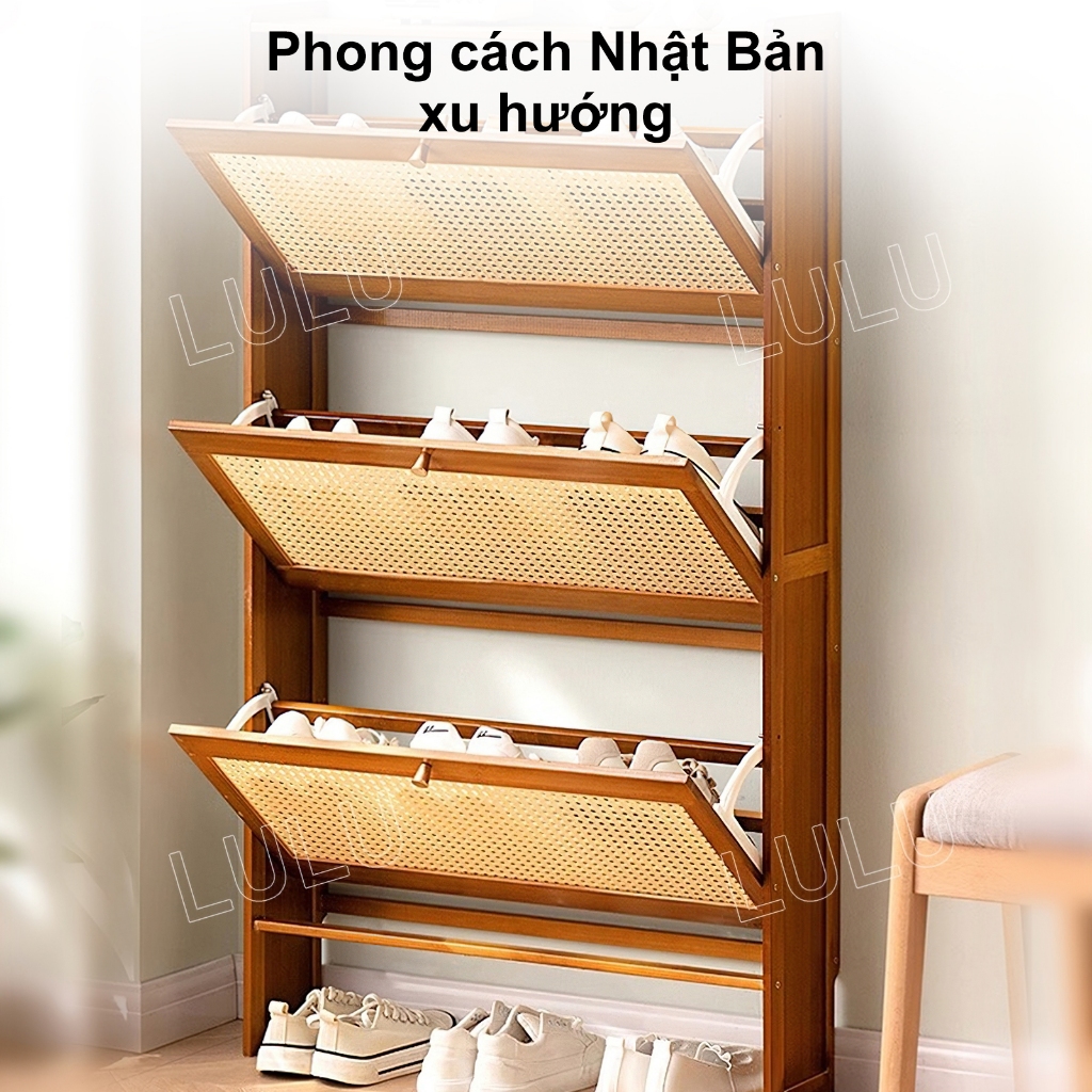 SUNNY BIERE Hộp đựng giày Cây tre giá giày Kệ giày dung tích lớn Kệ giày dung tích lớn Phong cách | BigBuy360 - bigbuy360.vn