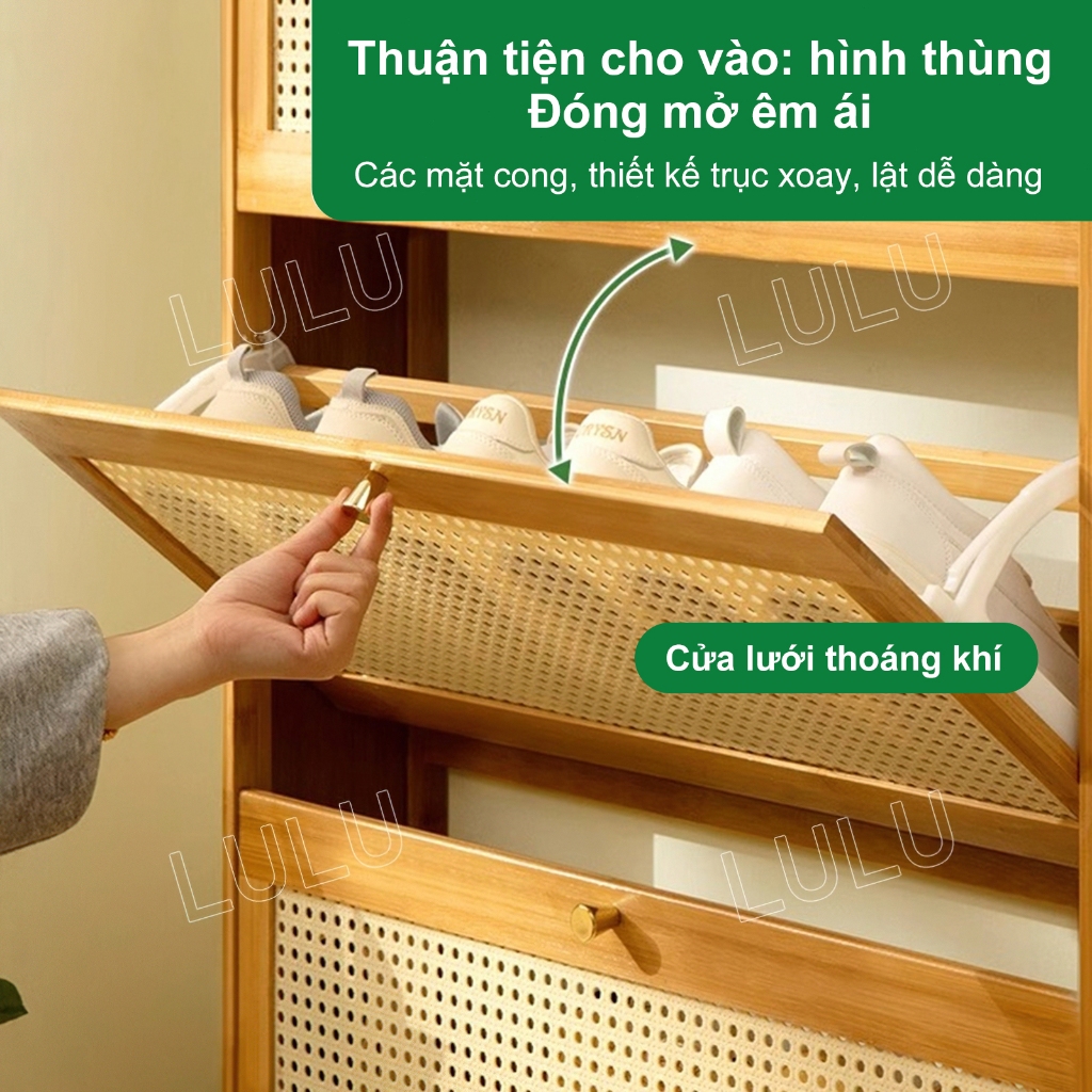SUNNY BIERE Hộp đựng giày Cây tre giá giày Kệ giày dung tích lớn Kệ giày dung tích lớn Phong cách | BigBuy360 - bigbuy360.vn