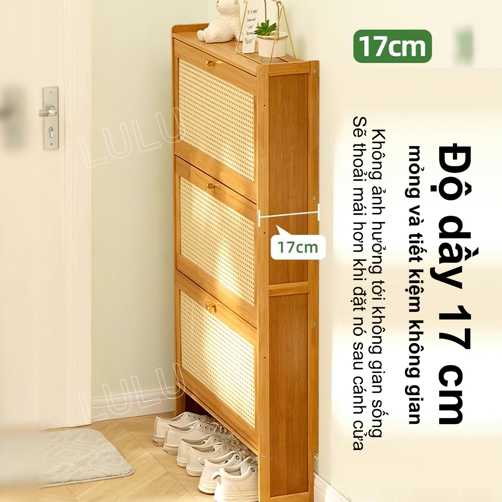 SUNNY BIERE Hộp đựng giày Cây tre giá giày Kệ giày dung tích lớn Kệ giày dung tích lớn Phong cách | BigBuy360 - bigbuy360.vn