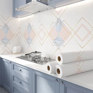 Decal dán bếp, dán tường, dán bàn tủ khổ rộng 60cm chống dầu mỡ chịu nhiệt độ cao, tráng nhôm QD025