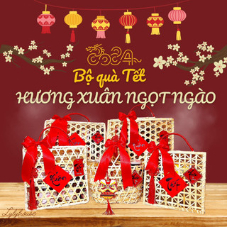 Hộp quà tết 2024 biếu tặng dinh dưỡng healthy tốt cho sức khỏe. set quà tết 2024 ý nghĩa, sang trọng.
