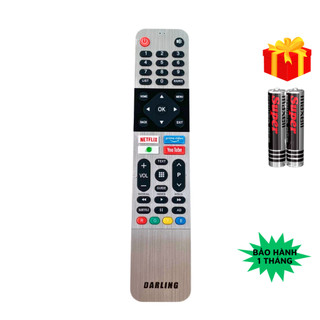 Remote điều khiển tivi darling mã 01, điều khiển tv darling - tặng kèm pin - gdct
