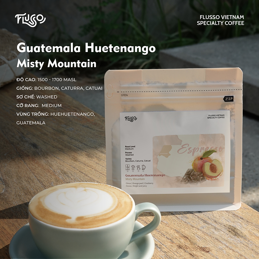 Cà phê Espresso Guatemala Huetenango Misty Mountain