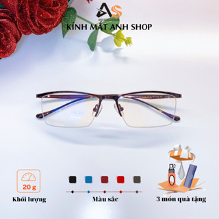 Gọng kính xẻ cước nửa viền thời trang nam nữ 5910A
