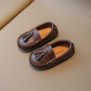 Giày Lười Da Trẻ Em Sz 21-35