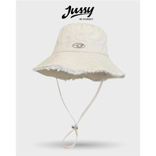 Mũ Bucket Tua Rua DIESEL JB27 Jussy Official Nón Tai Bèo Vành Tròn Rách Chất Liệu Kaki Phong Cách Hàn Quốc Form Unisex