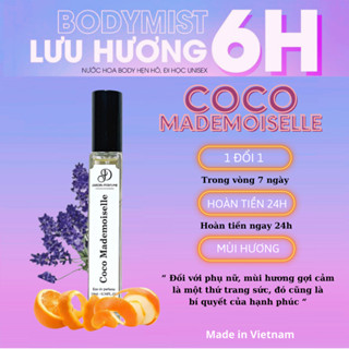 Nước hoa COCO MADEMOISELLE 10ml gợi cảm quyến rũ sang trọng Thơm Lâu | Body Mist nữ nước hoa mini