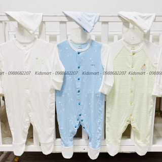 Bộ bodysuit cài thẳng cho bé sơ sinh Nous petit
