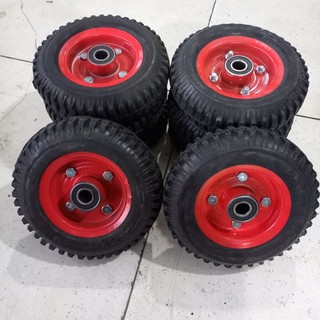 Bánh xe đẩy cao su đặc đường kính 20cm
