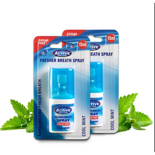 Xịt thơm miệng Fresher Breath Spray - 15ml hương bạc hà