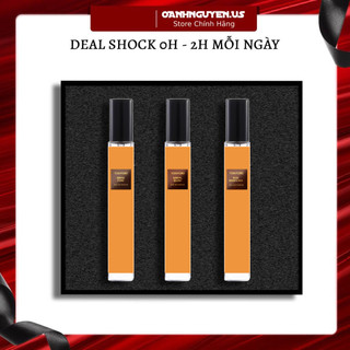 Set nước hoa tom ford 
hương gỗ cháy đỉnh của đỉnh edp 10mlx3 - ebene fume/santal wood/bois marocain