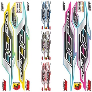 Tem xe wave 50cc-100cc-110cc mẫu tem vuông mới tem 4 lớp chống nước