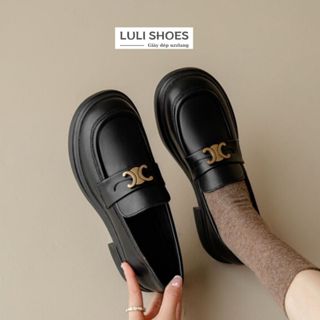 [HCM] Giày bốt đốc nữ oxford thiết kế có khuy đơn giản dễ phối đồ basic 2024 O004