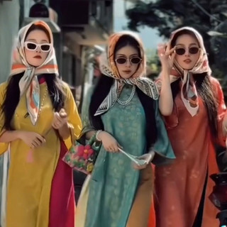 Kính râm thời trang tròn thầy bói tin hin Camcamvintage phong cách Ulzzang Hàn Quốc kính chụp áo dài Tết hottrend