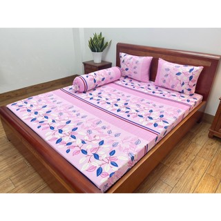 Bộ Ga Thun Lạnh Hàn Quốc 4 món  (1 ga bọc + 2 vỏ gối nằm + 1 vỏ gối ôm)