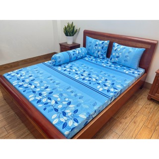 Bộ Ga Thun Lạnh Hàn Quốc 4 món  (1 ga bọc + 2 vỏ gối nằm + 1 vỏ gối ôm)