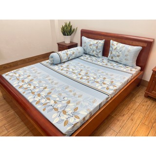 Bộ Ga Thun Lạnh Hàn Quốc 4 món  (1 ga bọc + 2 vỏ gối nằm + 1 vỏ gối ôm)