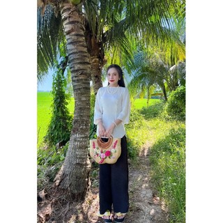 SET BÀ BA LỤA TẰM , TAY LỠ , ĐÍNH NGỌC
