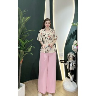 SET LAM CỔ NỮ HOÀNG , TAY DƠI , LỤA MANGO SIZE 45-58KG