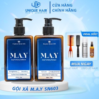 Combo Dầu Gội + Xả Daily Shampoo M.A.Y + Daily Conditioner MAY – Loại 300ml | Hãng Stephen Nolan 603 - Chính Hãng