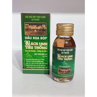 Dầu Xoa Bóp Bách Linh Tiêu Thống Chai 60ml và loại thường