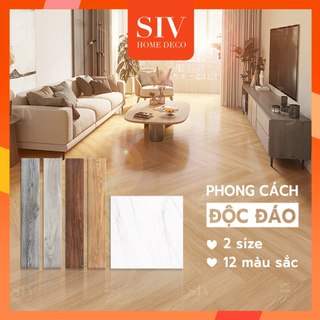 SIV Sàn Nhựa Giả Gỗ 91cm*15cm & 122cm*23cm độ dày đủ 2mm Tự Dán