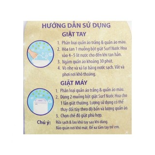 Bột giặt Surf 5,3kg/5,5kg