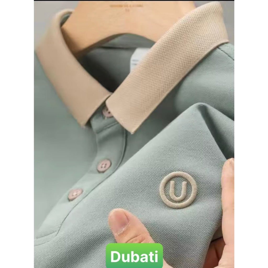 ÁO THUN 3D CAO CẤP CÓ CỔ TAY NGẮN POLO NAM NỮ UNISEX THÊU U HOT TREND 2024 - DUBATI FASHION