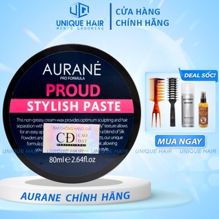 Sáp vuốt tóc kiểu bóng tóc Aurane Proud Stylish Paste 80ml - new 2024 - Chính Hãng  + Quà Tặng