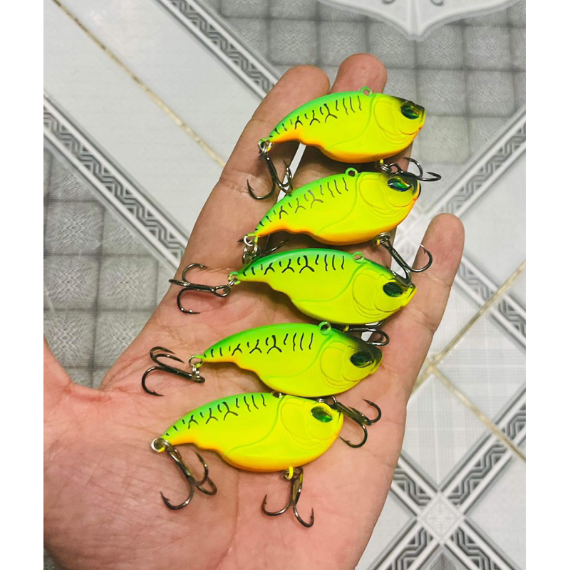 MỒI CÂU LURE-CÁ SẮT VIB V5 ( có bi )