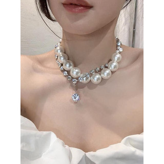 Vòng cổ đá và ngọc trai nhân tạo TRIO | ANHS Accessories