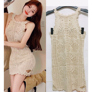 ĐẦM YẾM THÊU HOẠ TIẾT NỔI