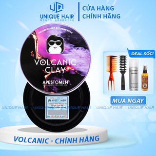 [Full Tem SMS Bản Mới Nhất ] Sáp Vuốt Tóc Nam Apestomen Volcanic Clay 80g - bản v5 2024 + Quà Tặng