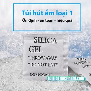 Túi hút ẩm loại 1 hàng mới, gói hút ẩm silica gel, clay chuyên dụng chống nấm mốc thực phẩm, máy ảnh 1g 2g 3g 5g 10g 20g