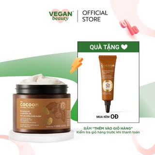 Bơ dưỡng thể cà phê Đắk Lắk Cocoon cho da mềm mịn & rạng rỡ 200ml