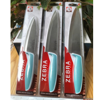 Dao inox zebra cán nhựa 6” - 990601 dòng dao unity chef cán xanh mẫu 2024