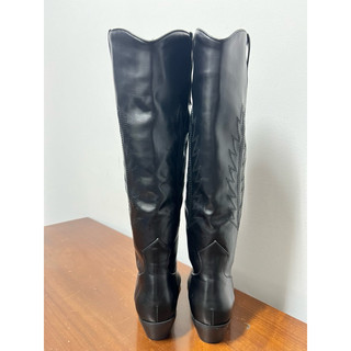 (Thanh lý/Pass) Bốt đen cổ cao size 37-37.5 new 100%