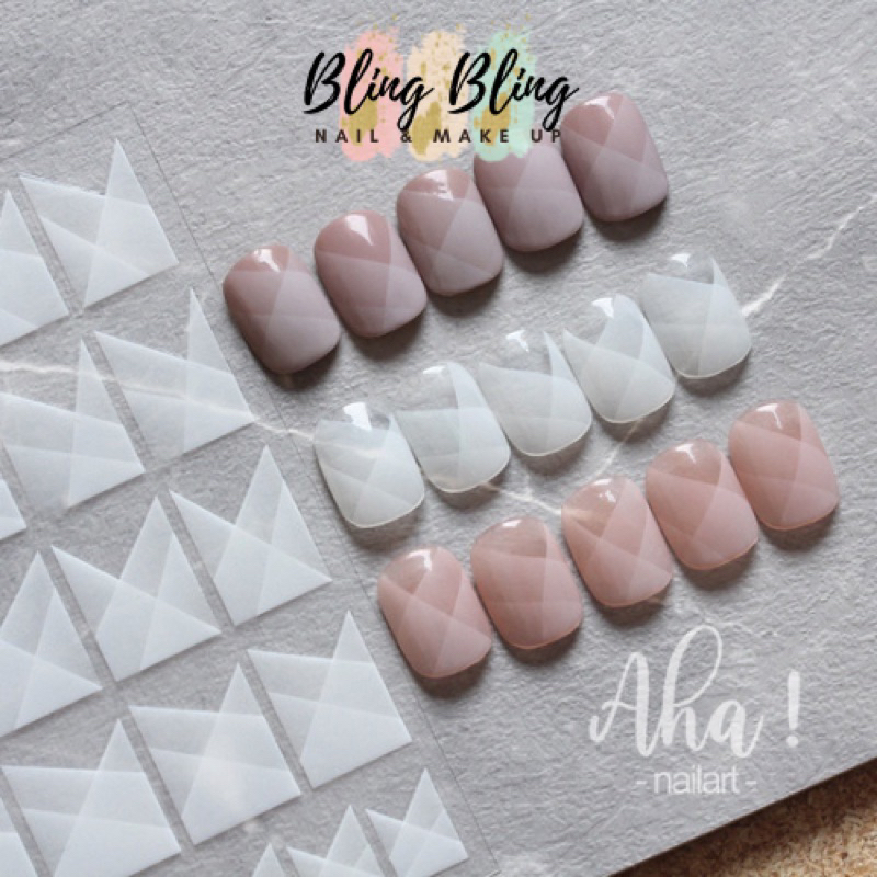 Bộ  sticker dán móng phong cách kiểu Pháp