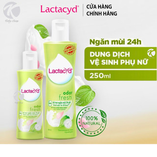 Dung dịch vệ sinh phụ nữ lactacyd odor fresh ngăn mùi 24h 150ml / 250ml