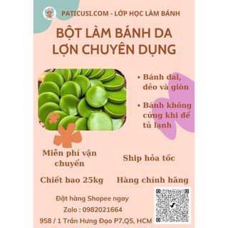 BỘT LÀM BÁNH DA LỢN THÁI LAN SIÊU DẺO DAI GIÒN - TẶNG CÔNG THỨC & HƯỚNG DẪN