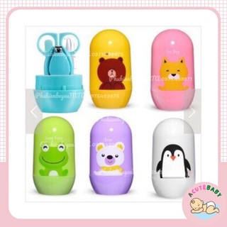 Bấm móng tay trẻ em, bộ dụng cụ bấm móng cho bé 4 chi tiết, cắt móng tay tiện dụng