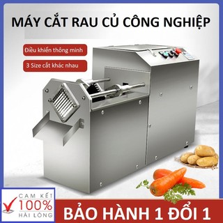 Máy cắt khoai lang, khoai tây , rau củ công nghiệp, Công suất lớn , tốc độ cao, Bảo hành 12 tháng