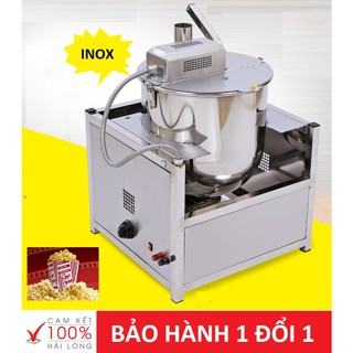 Máy làm bắp rang bơ công ngiệp, Công suất lớn , tốc độ nhanh và đều , Inox cao cấp và bền bỉ