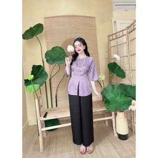 Bà ba lụa gấm 2 da tay lỡ