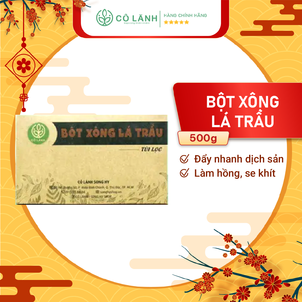 Bột lá Trầu không xông vùng kín Cỏ Lành 250G - Thảo dược xông vùng kín