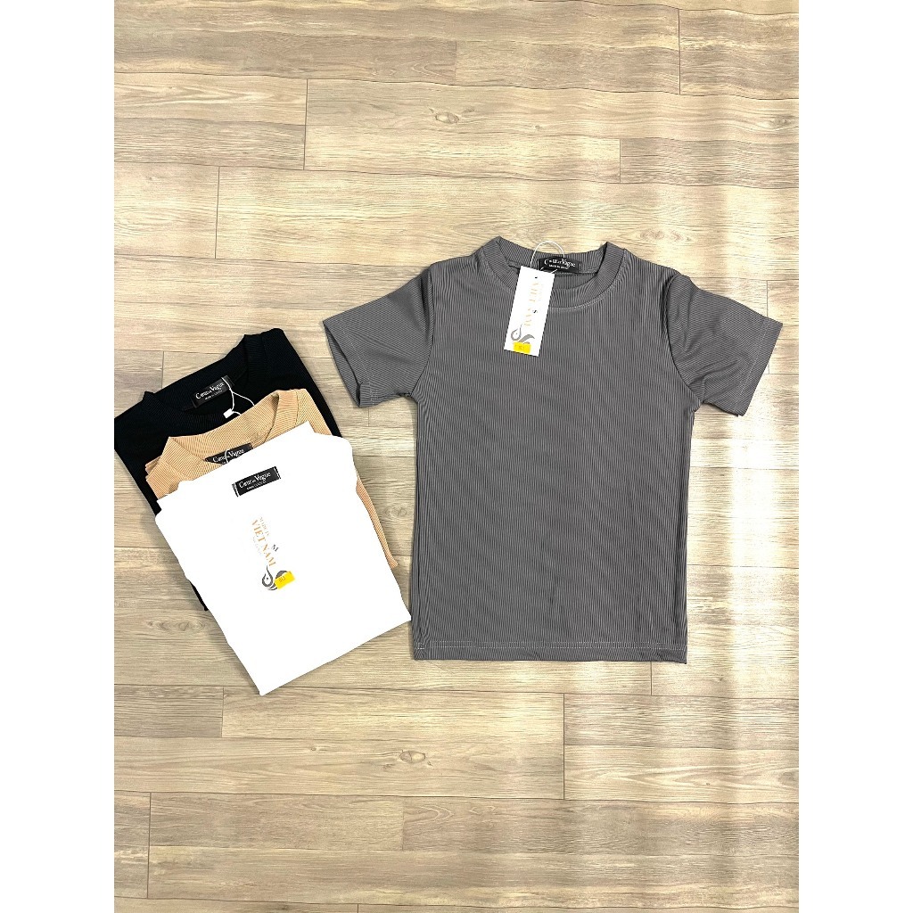 ÁO THUN BABY TEE TRƠN ĐƠN GIẢN, BASIC TEE FORM ÔM, BABY TEE BODY MA811 | BigBuy360 - bigbuy360.vn