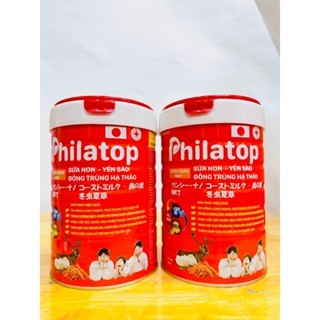 COMBO 2 HỘP Philatop Yến Sào đông trùng hạ thảo hỗ trợ sức khỏe  hộp*900g